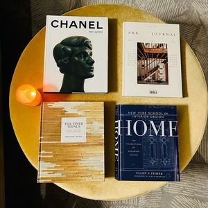 4 coffe book bundle. Large beautiful books. Chanel and home design